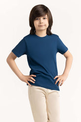 Toddler Boy Blue T-Shirt 231-513-001 D